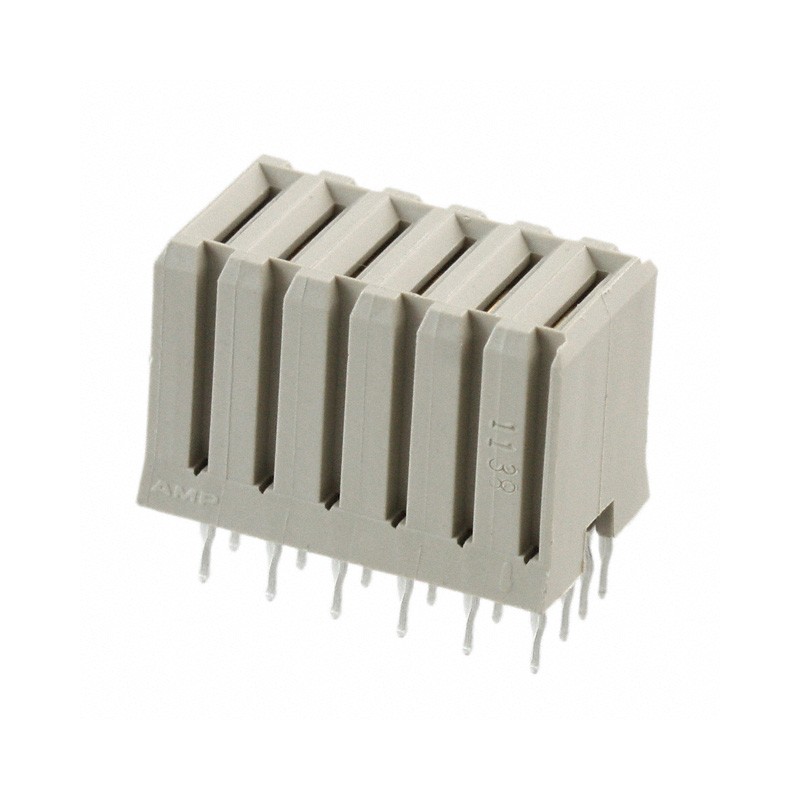 1 pcs : 120953-3 - CONN RCPT BLADE PWR 6POS PCB