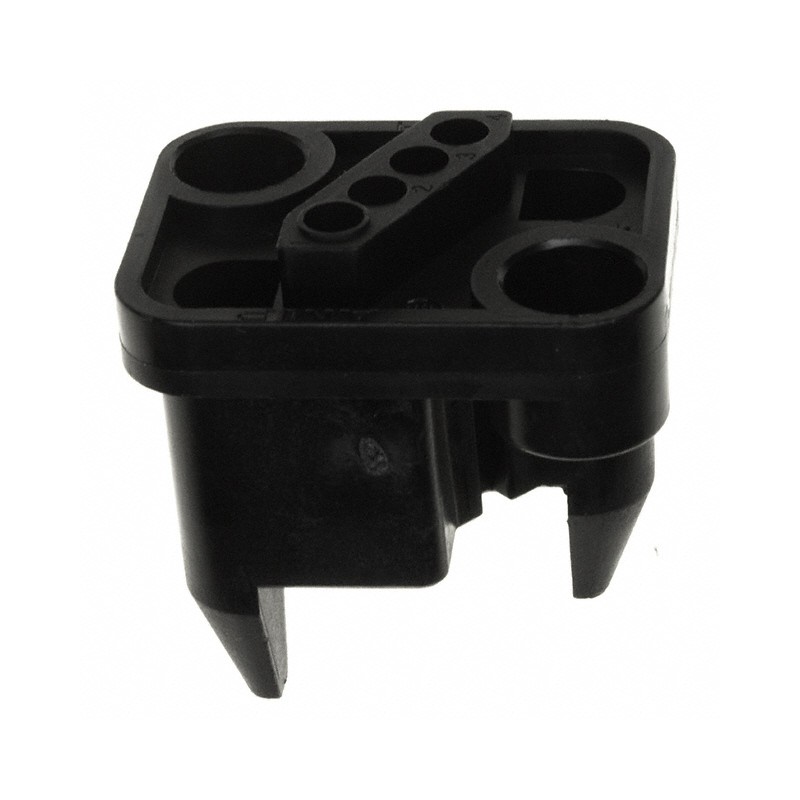 1 pcs : 212608-1 - CONN RCPT HSG DRAWER 4POS BLK