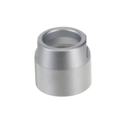 1 pcs : FGG.2B.130.LC - CONN BACK-NUT COLLET SILVER