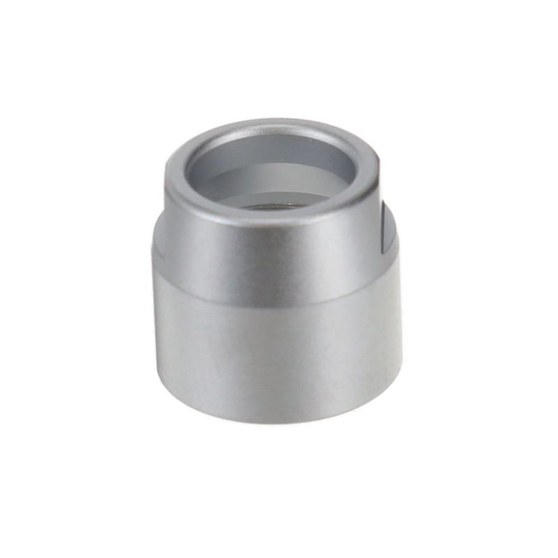 1 pcs : FGG.2B.130.LC - CONN BACK-NUT COLLET SILVER