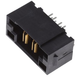 1 pcs : PET-02-02-L-VT-LC - CONN HDR 2POS PCB SLDR