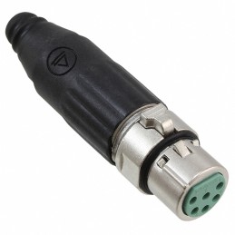 1 pcs : AAA6FPZ - CONN PLUG FMALE XLR 6POS SOLDER