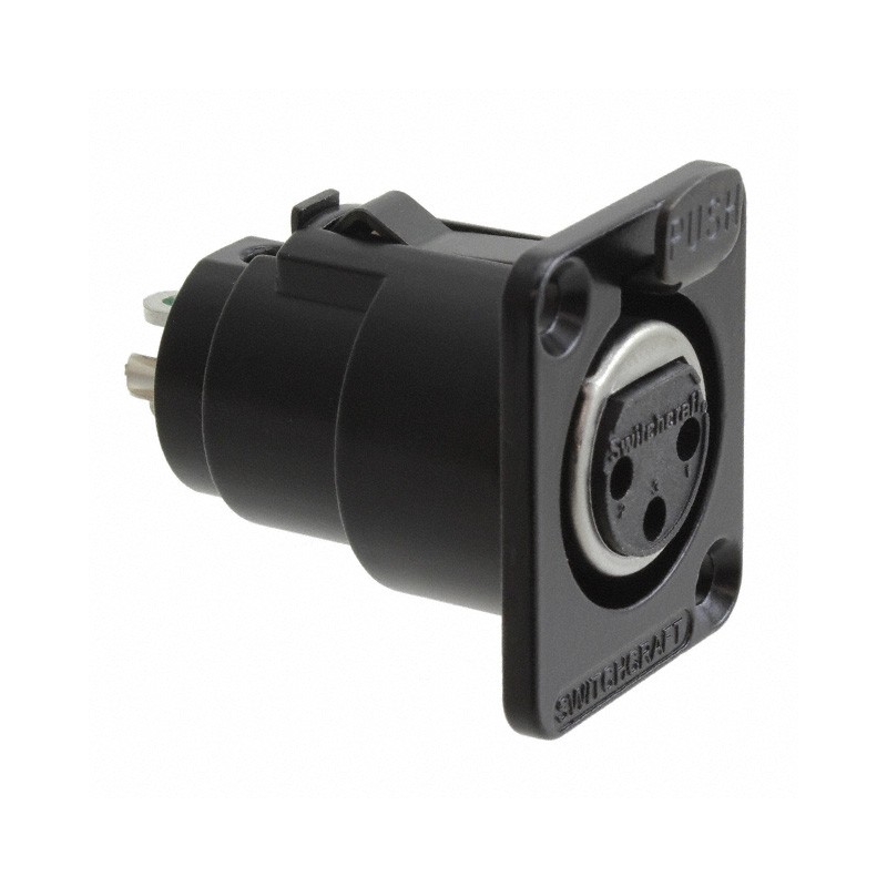 1 pcs : DE3FB - CONN PLUG FMALE XLR 3P SLDR CUP