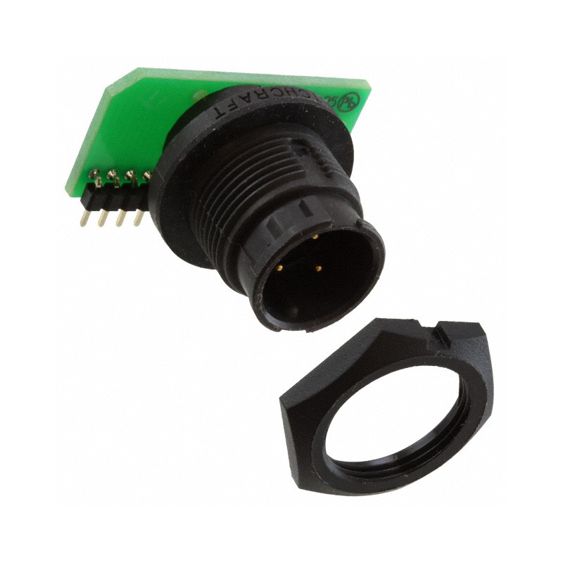 1 pcs : EN3P3MRAPCBW - CONN RCPT MALE 3POS GOLD SOLDER