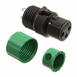 1 pcs : AAA3FBGGLP - CONN PLUG FMALE XLR 3POS SOLDER