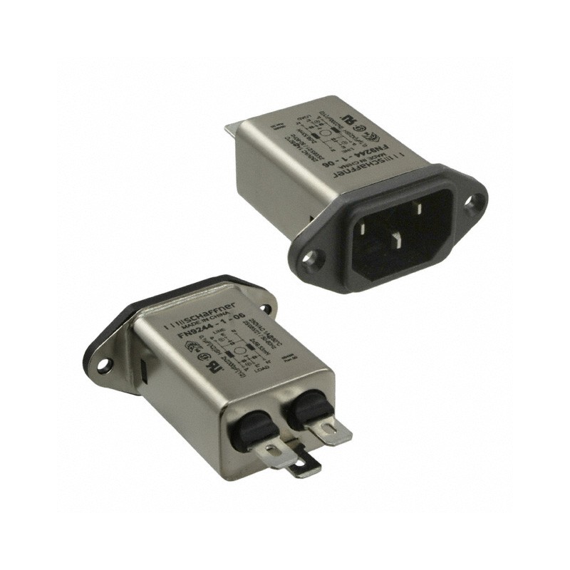 1 pcs : FN9244-1-06 - PWR ENT RCPT IEC320-C14 PANEL QC