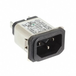 1 pcs : 1-6609987-9 - PWR ENT RCPT IEC320-C14 PANEL QC