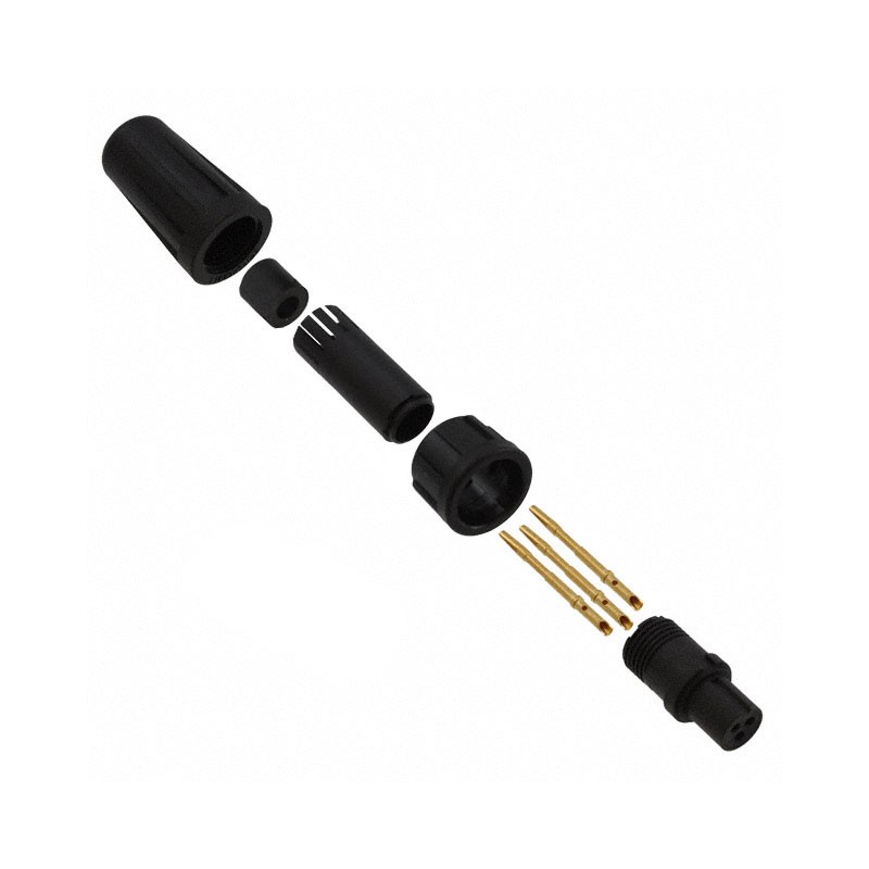 1 pcs : EN2C3F20G1 - CONN PLUG FMALE 3POS GOLD CRIMP