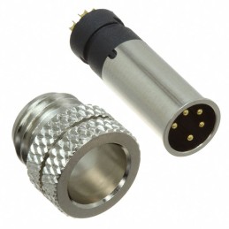 1 pcs : 854A005-103RLS4 - CONN RCPT MALE 5P GOLD SLDR CUP