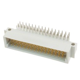 1 pcs : 216398-4 - CONN DIN PLUG 48POS PCB RA GOLD