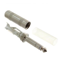 1 pcs : 297 - CONN PLUG STEREO 6.35MM 3COND