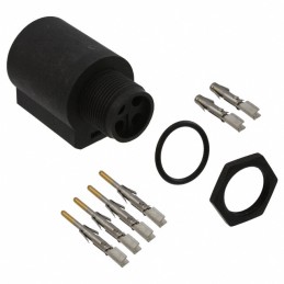 1 pcs : UTL7103G1P14AWG - CONN CIRC RCPT 4POS GOLD CRIMP