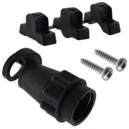 1 pcs : TR10ASR1N - CONN BACKSHELL W/CLAMP SZ 10 BLK