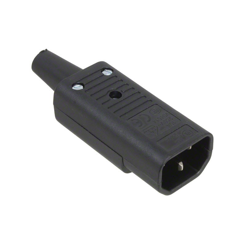 1 pcs : 4735.0000 - PWR ENT PLUG IEC320-2-2E STR SCR
