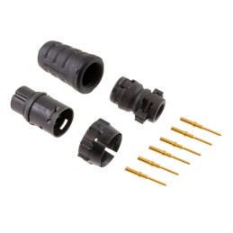 1 pcs : EN3C6MCX - CONN PLUG MALE 6POS GOLD CRIMP