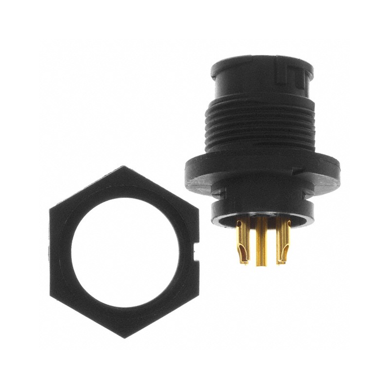 1 pcs : EN3P5MX - CONN RCPT MALE 5P GOLD SLDR CUP