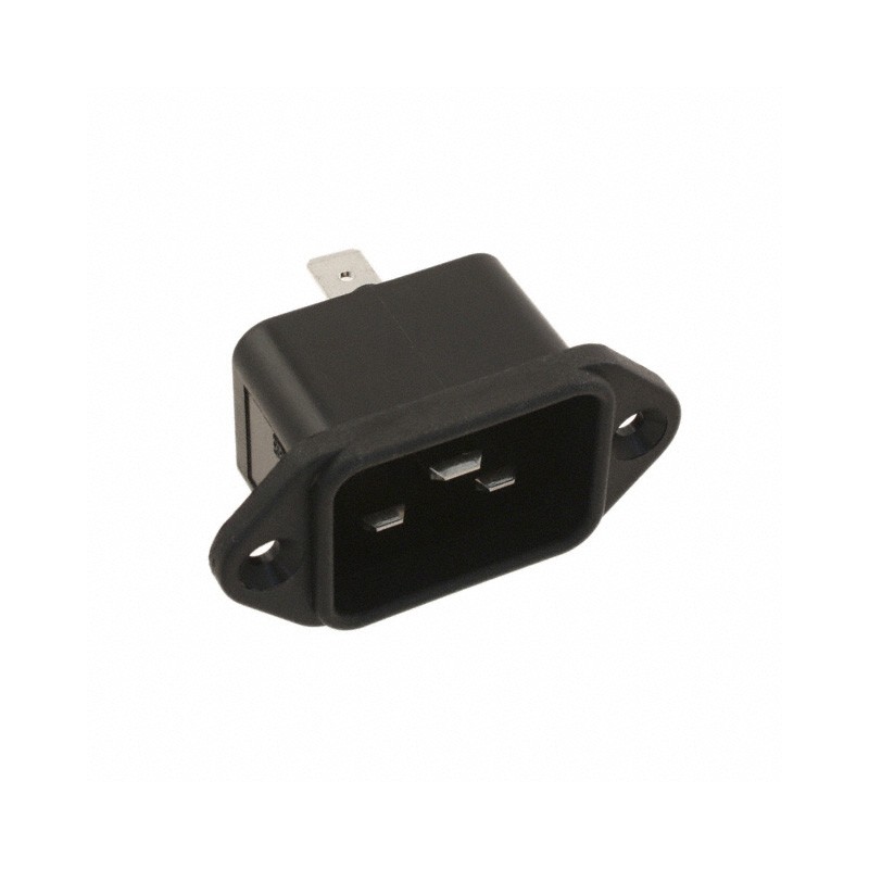 1 pcs : 4-1609134-7 - PWR ENT RCPT IEC320-C20 PANEL QC