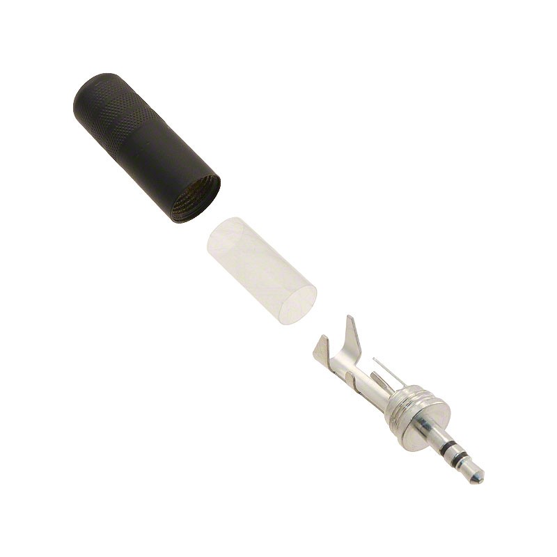 1 pcs : 35HDBN - CONN PLUG STEREO 3.5MM 3COND