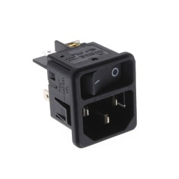 1 pcs : DC11.0001.403 - PWR ENT MOD RCPT IEC320-C14 PNL