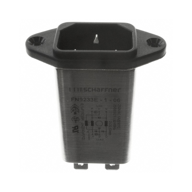 1 pcs : FN9233E-1-06 - PWR ENT RCPT IEC320-C14 PANEL QC