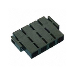 1 pcs : 556879-6 - CONN HSG PLUG 6POS 11.18MM BLACK