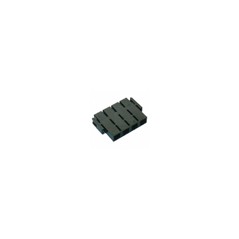 1 pcs : 556879-6 - CONN HSG PLUG 6POS 11.18MM BLACK