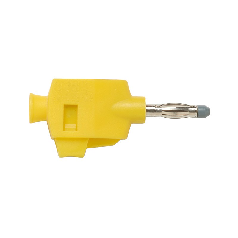 1 pcs : 73090-4 - CONN BANANA PLUG SLDRLESS YELLOW