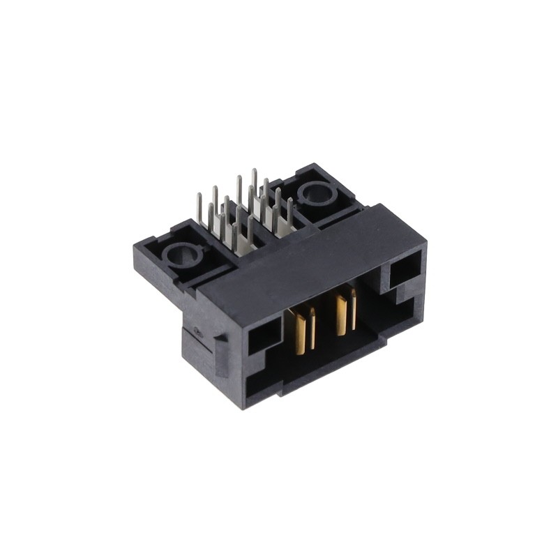 1 pcs : PET-02-02-S-RA-SD - CONN HDR 2POS 6.35MM EDGE RA SLD