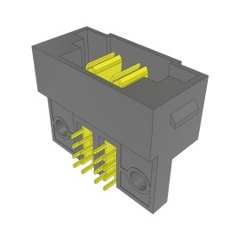 1 pcs : PET-02-01-S-RA-SD - CONN HDR 2POS EDGE R/A SLDR