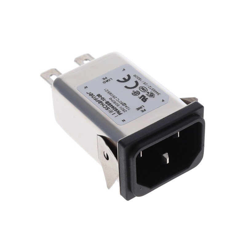 1 pcs : FN9244SB-10-06 - PWR ENT RCPT IEC320-C14 PANEL QC