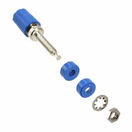 1 pcs : 3750-6 - CONN BIND POST KNURLED BLUE