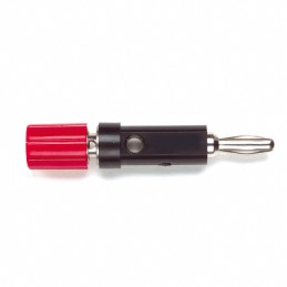 1 pcs : 2894-2 - CONN BIND POST FLUTED RED
