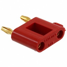 1 pcs : 2035-2 - CONN DBL BANANA PLUG STACK MINI