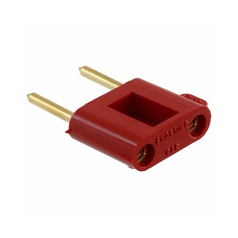 1 pcs : 3452-2 - CONN DBL TIP PLG STACK SLDRLESS