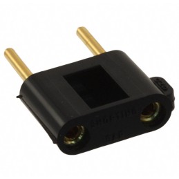 1 pcs : 3452-0 - CONN DBL TIP PLUG STACK SLDRLESS