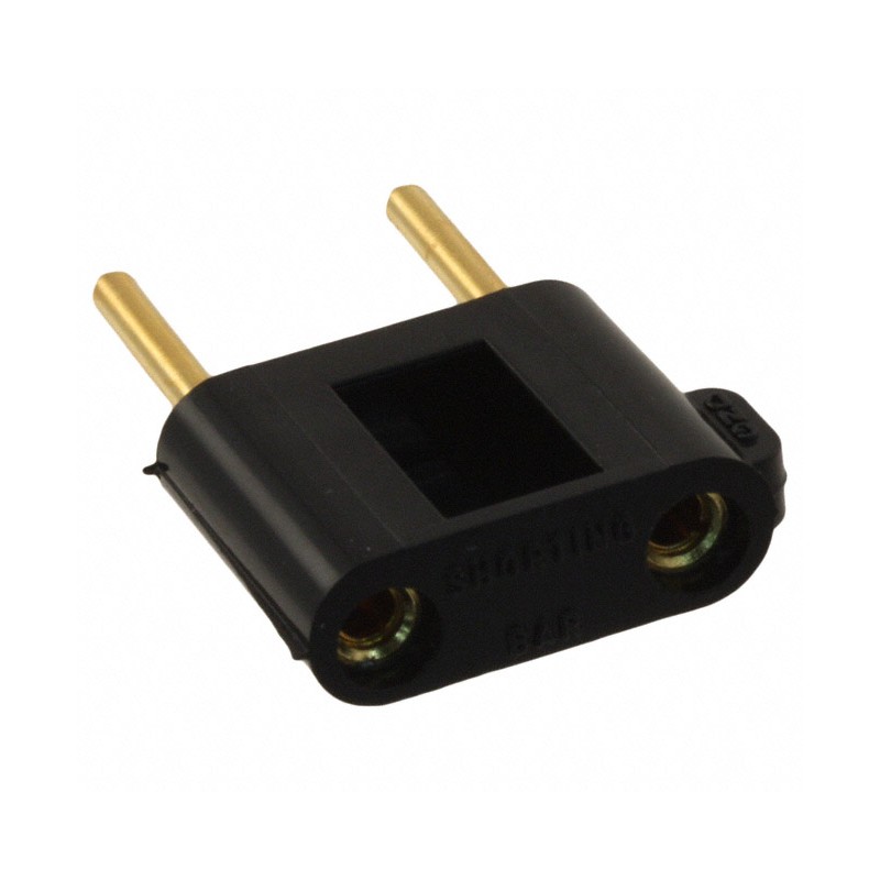 1 pcs : 3452-0 - CONN DBL TIP PLUG STACK SLDRLESS