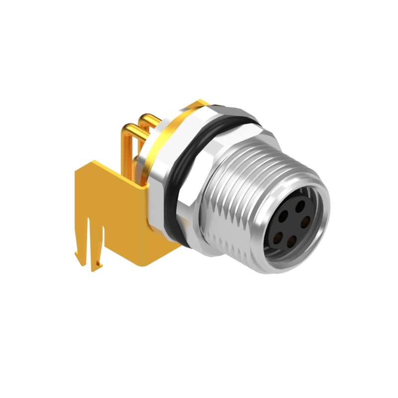 1 pcs : 54-00313 - M8 B-CODE 5POS RCPT PANEL MOUNT