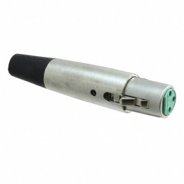 1 pcs : AA3F - CONN PLUG FMALE XLR 3POS SOLDER