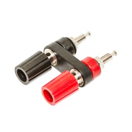 1 pcs : BU-P4243-0 - CONN BIND POST DL FLUTD BLK/RED