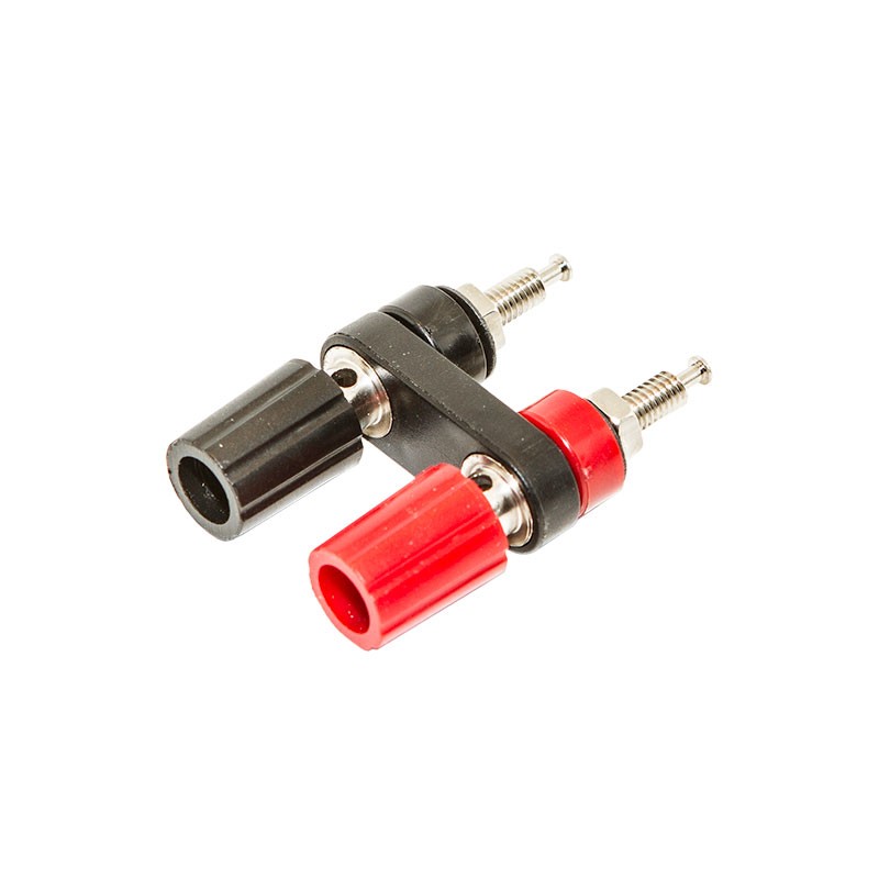 1 pcs : BU-P4243-0 - CONN BIND POST DL FLUTD BLK/RED