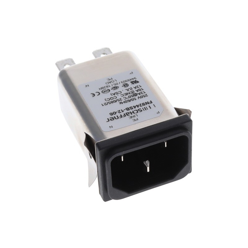 1 pcs : FN9244SB-12-06 - PWR ENT RCPT IEC320-C14 PANEL QC