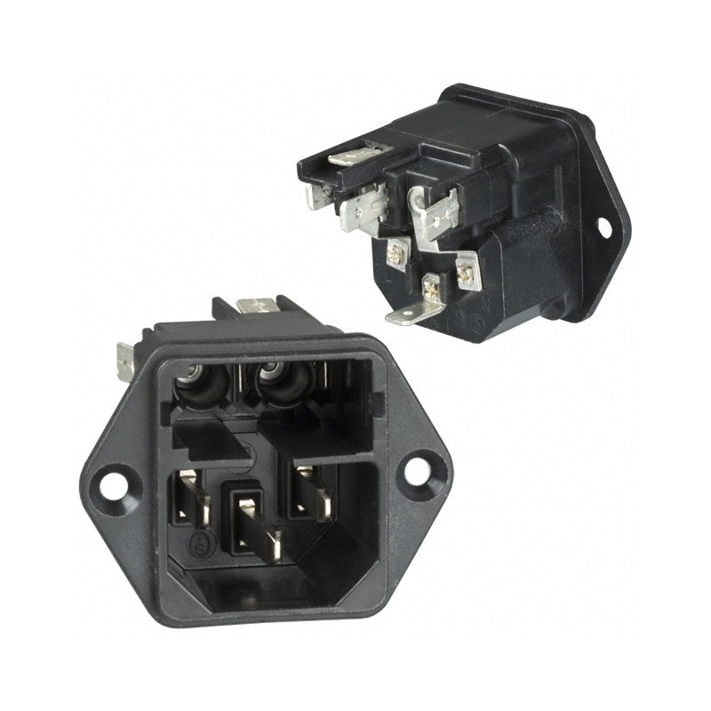 1 pcs : 4301.0001 - PWR ENT MOD RCPT IEC320-C14 PNL