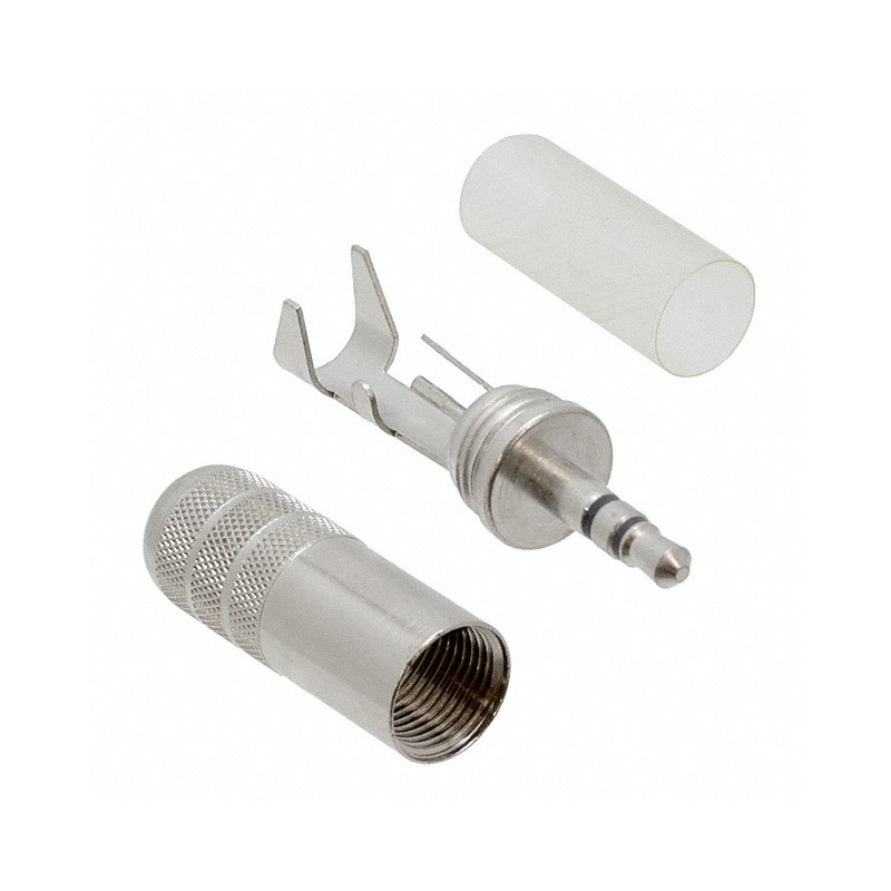 1 pcs : 35HDNN - CONN PLUG STEREO 3.5MM 3COND