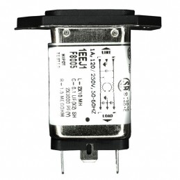 1 pcs : 6609006-1 - PWR ENT RCPT IEC320-C14 PANEL QC