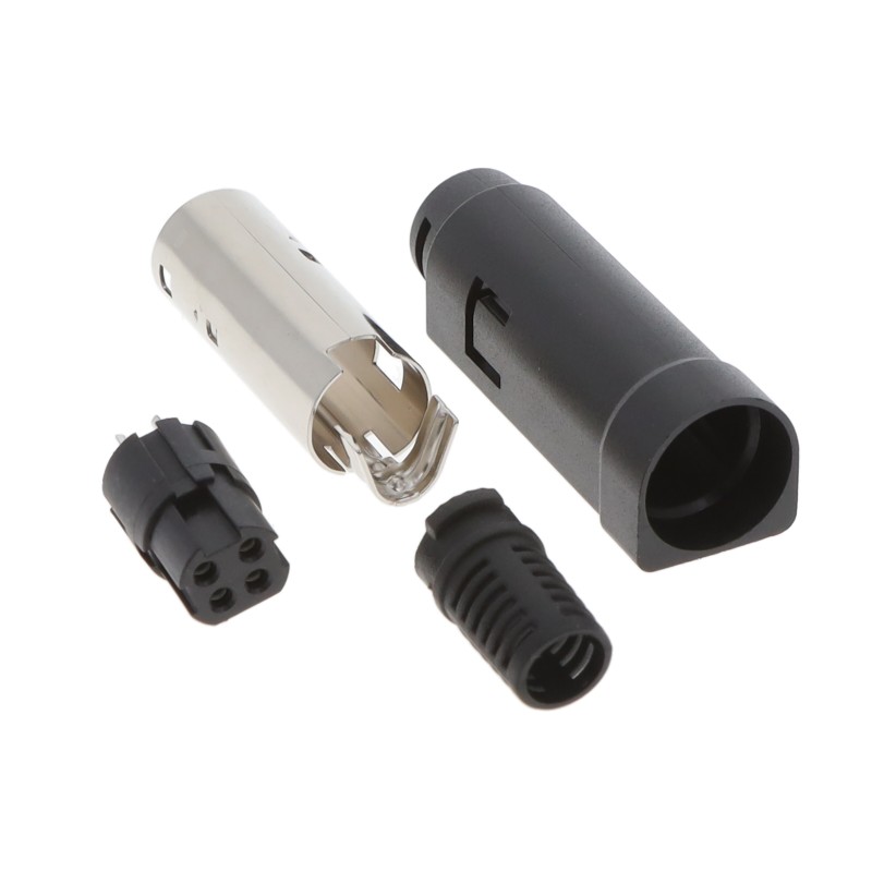 1 pcs : GTPWRDIN4LBFEM - FEMALE 4 PIN POWER DIN INLINE