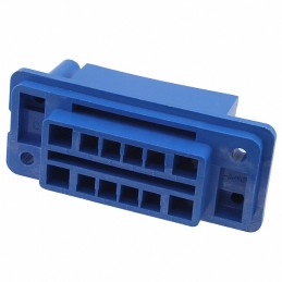 1 pcs : 172061-1 - CONN PLUG HSG DRAWER 12POS BLUE