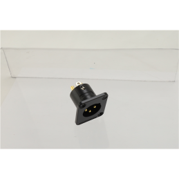 1 pcs : DE3MBAU - CONN RCPT MALE XLR 3P SOLDER CUP