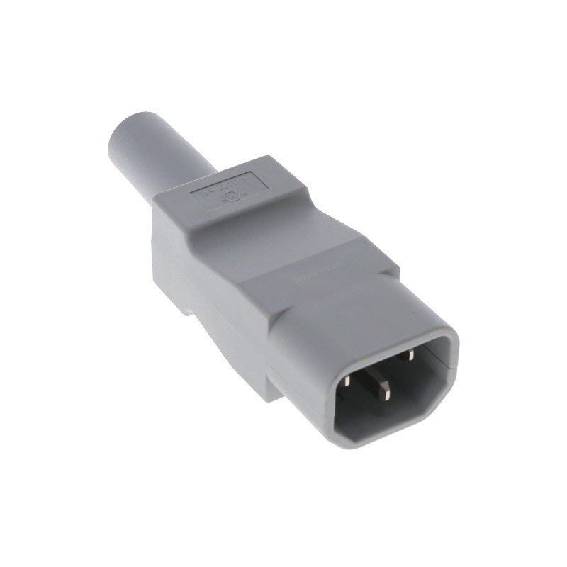 1 pcs : 9009.0221 - PWR ENT PLUG IEC320-2-2E STR SCR