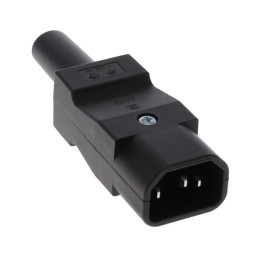 1 pcs : 9009.0211 - PWR ENT PLUG IEC320-2-2E STR SCR