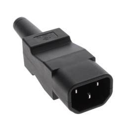 1 pcs : 9009.0111 - PWR ENT PLUG IEC320-2-2E STR SCR